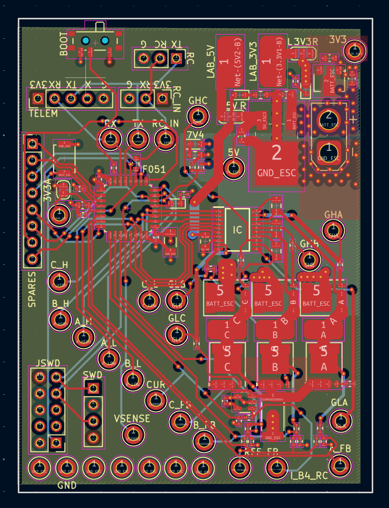ESC PCB layout