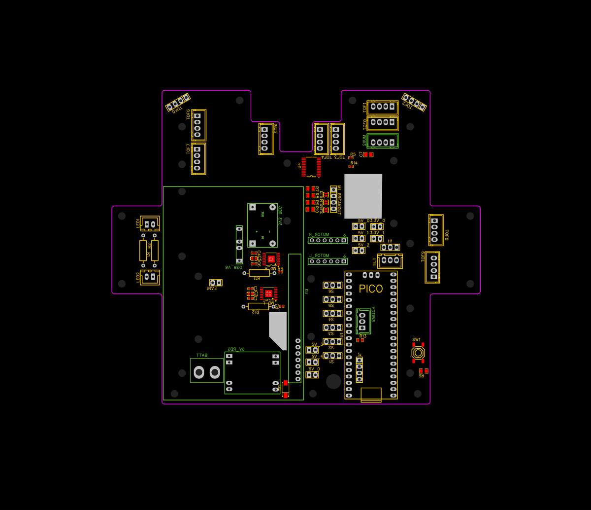 Body Plate PCB Layout